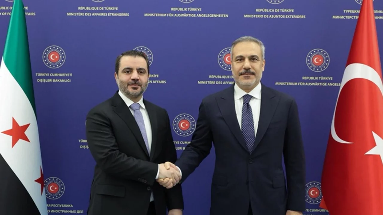 Dışişleri Bakanı Fidan ve Suriyeli mevkidaşı bir araya geldi