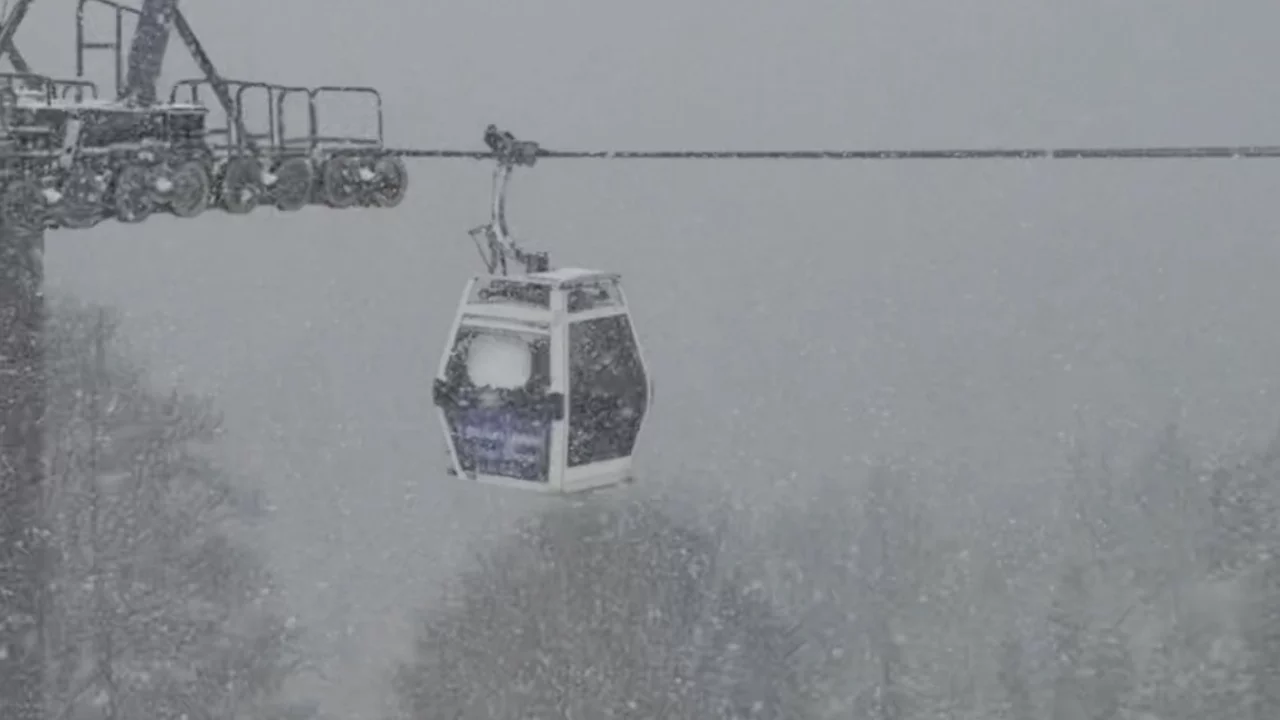 Uludağ'da Nisan sürprizi: Kar yağışı etkili oldu