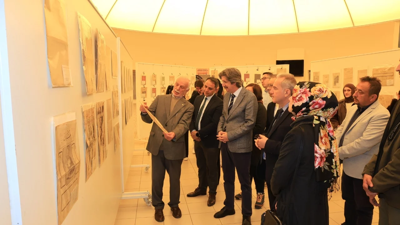 Basın mirasının ilk adımları BUÜ'de sergileniyor