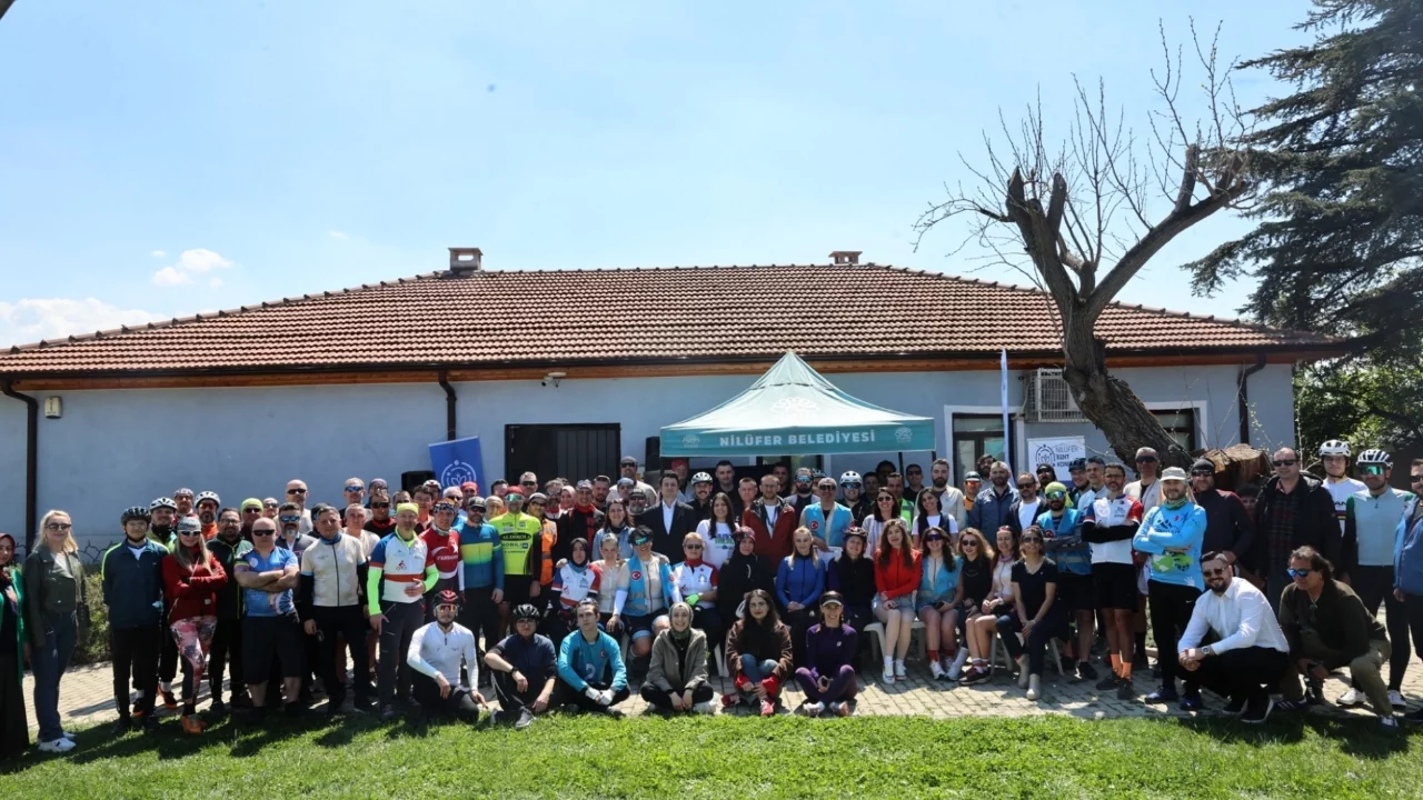 Granfondo Bursa öncesi bisikletliler Nilüfer'de bir araya geldi