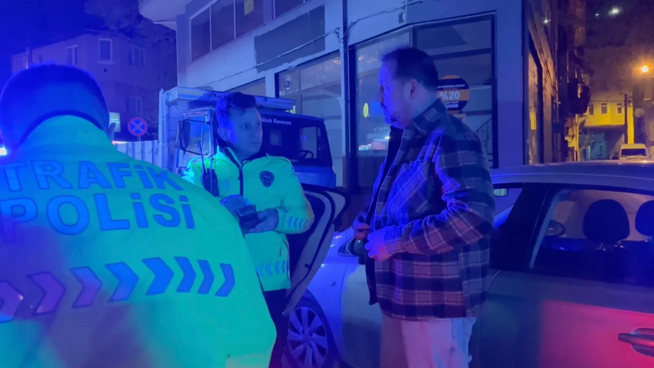 Bursa'da ters yöne giren alkollü sürücüye ceza