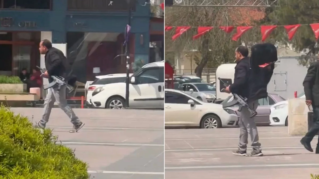 Diyarbakır'da korku dolu anlar! Uzun namlulu silahla ateş açtı