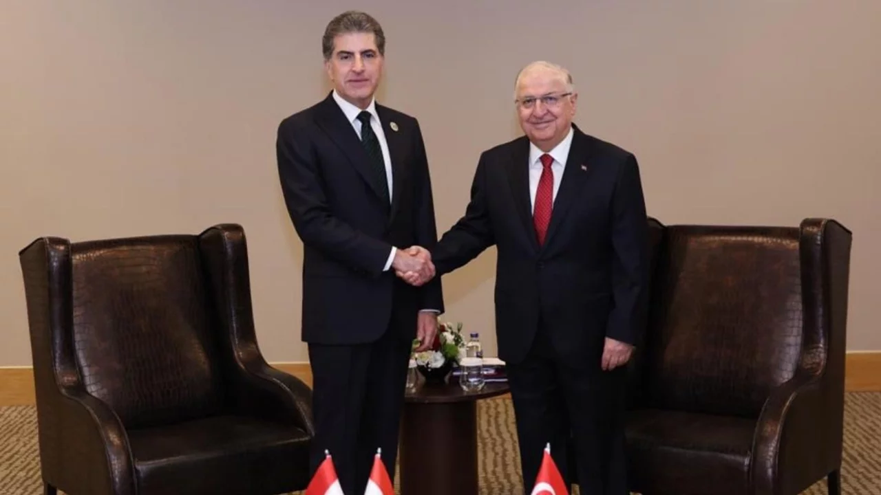 Milli Savunma Bakanı Güler, IKBY Başkanı Barzani ile görüştü