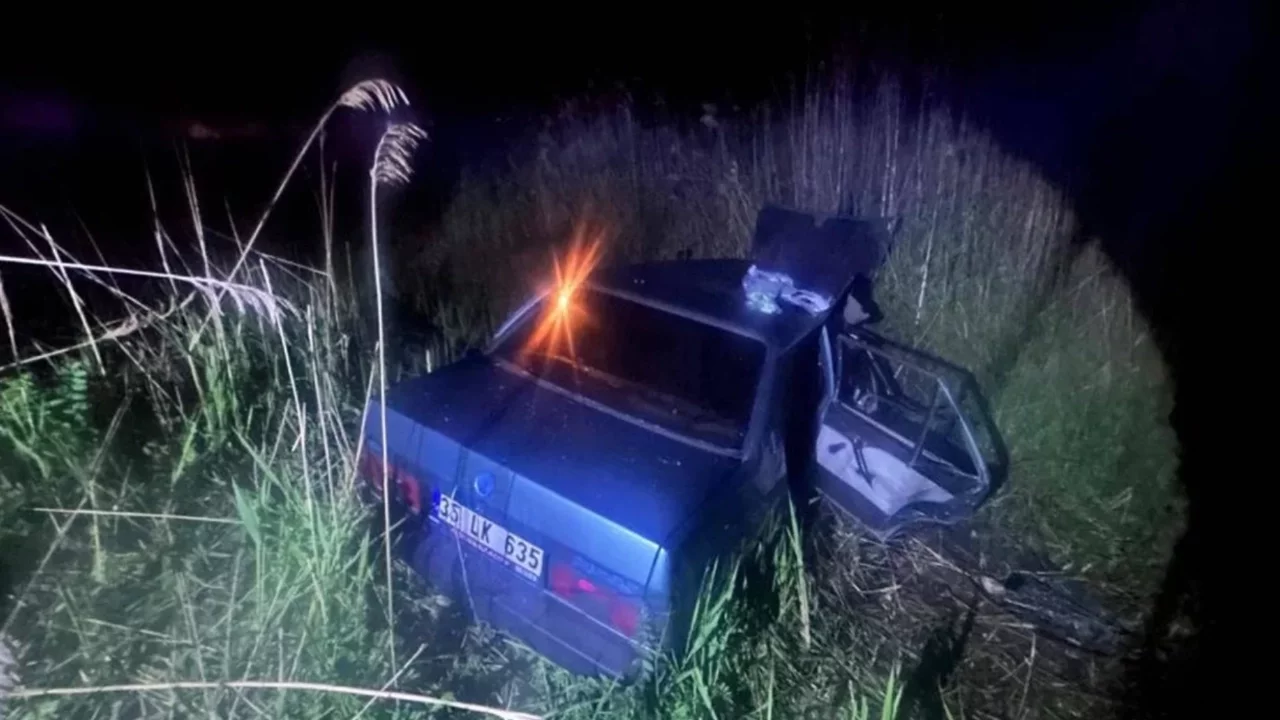 Otomobil kanala uçtu! Acı haber geldi