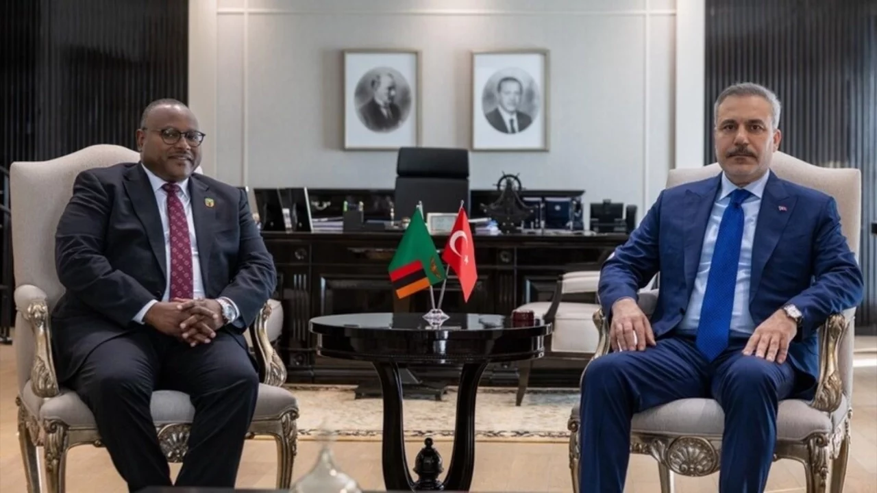 Bakanı Fidan, Zambiyalı mevkidaşı Haimbe ile görüştü