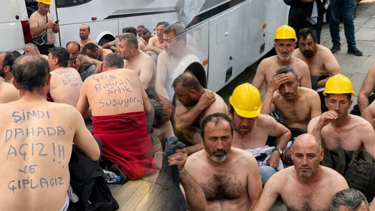 Açlık grevine başlamışlardı: 110 madenciye gözaltı