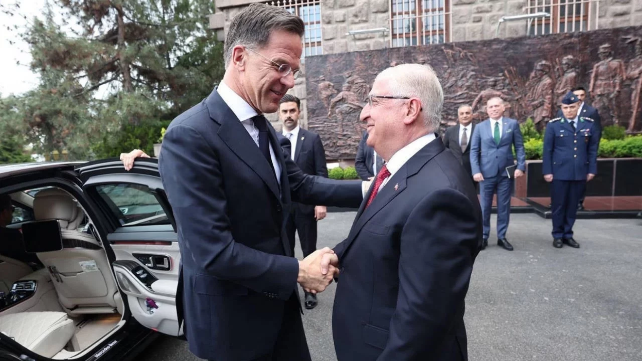 Bakan Güler ile NATO Genel Sekreteri Rutte, Ankara'da bir araya geldi