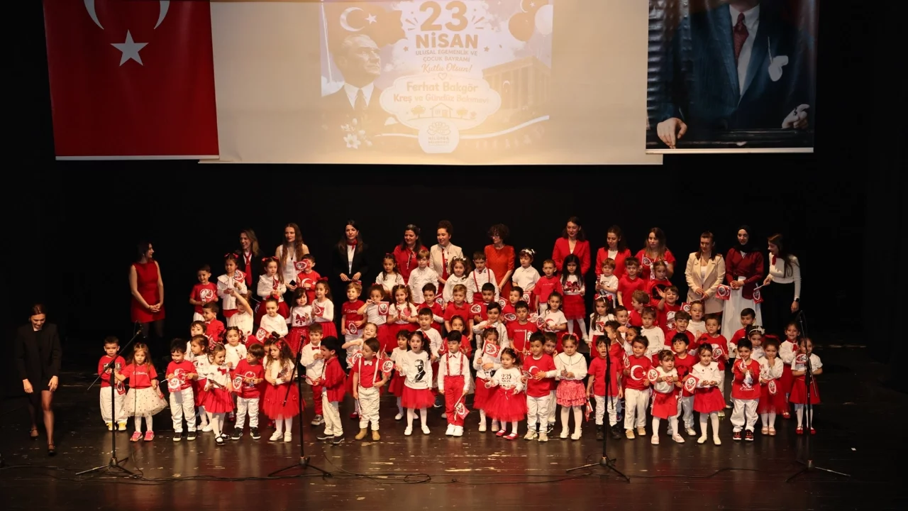Nilüfer Belediyesi kreşlerinde 23 Nisan heyecanı yaşandı