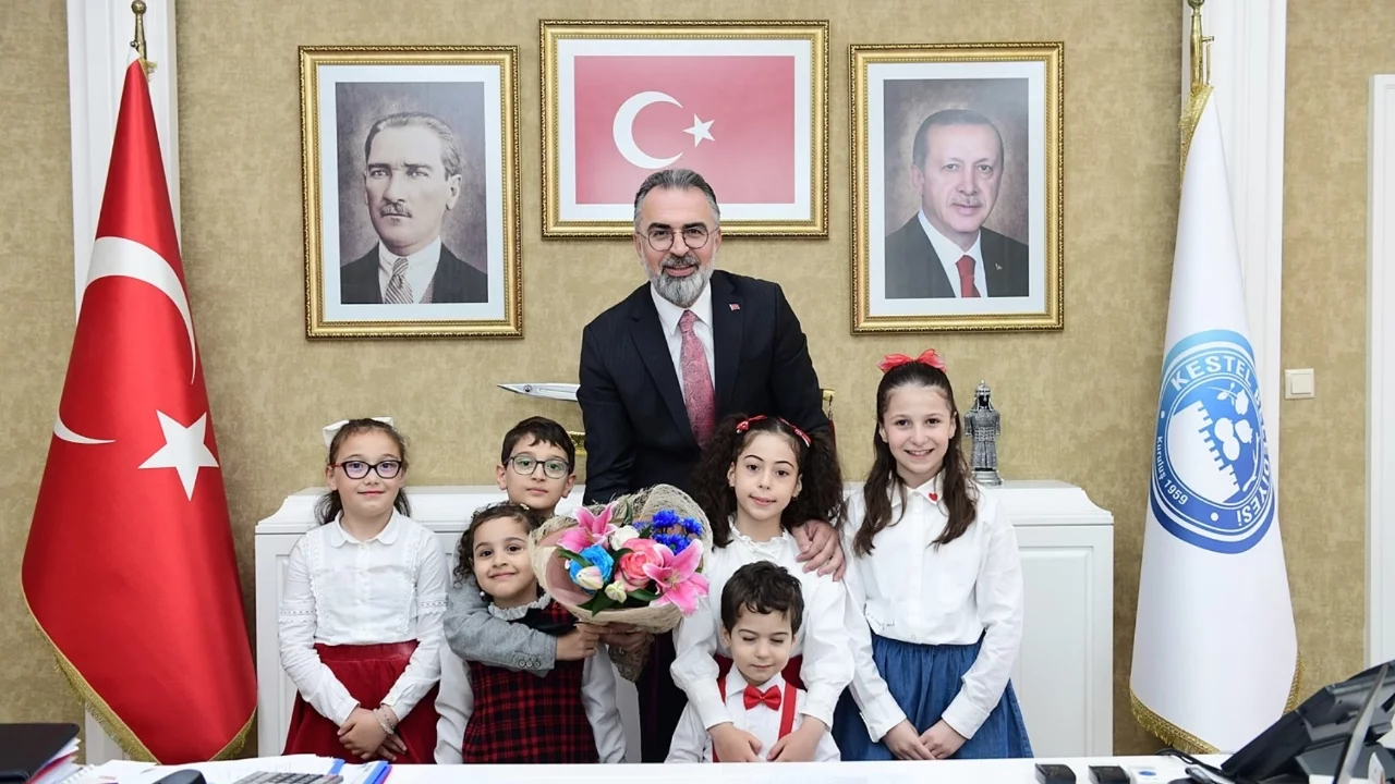 23 Nisan coşkusu Kestel'de birlik ve beraberlik içerisinde kutlandı