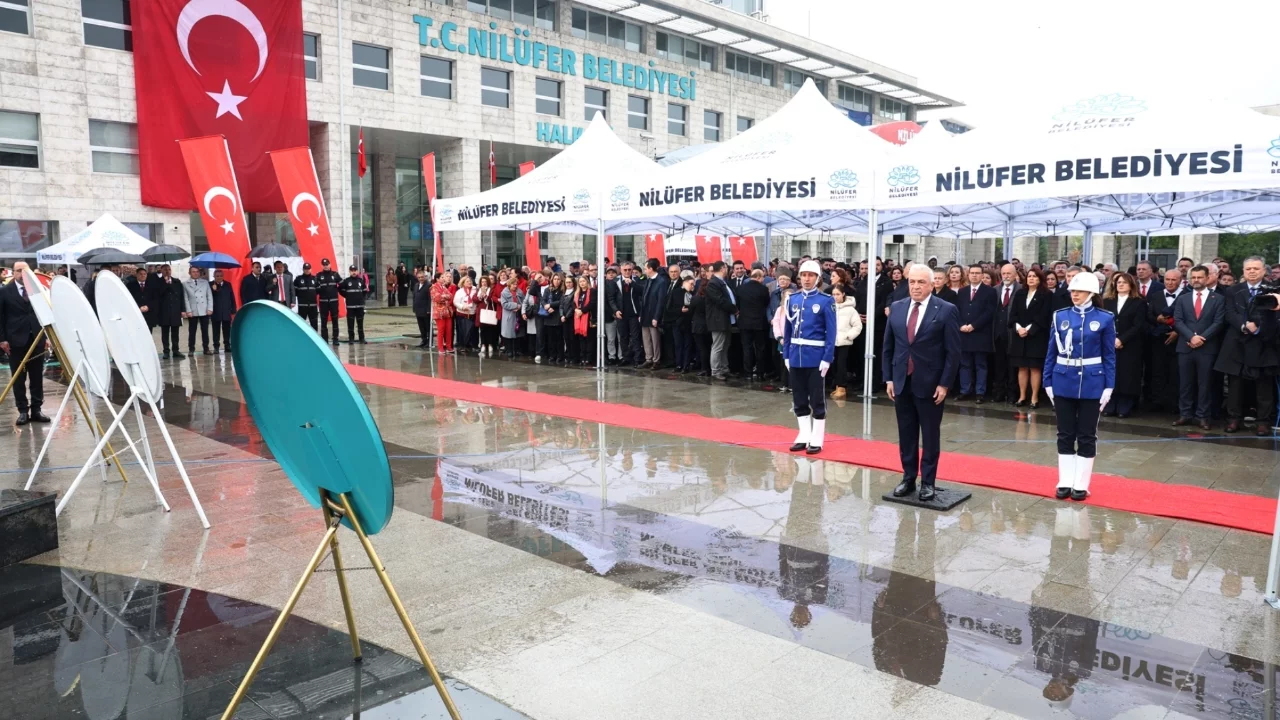 Nilüfer'de 23 Nisan kutlamasında birlik, umut ve egemenlik vurgusu