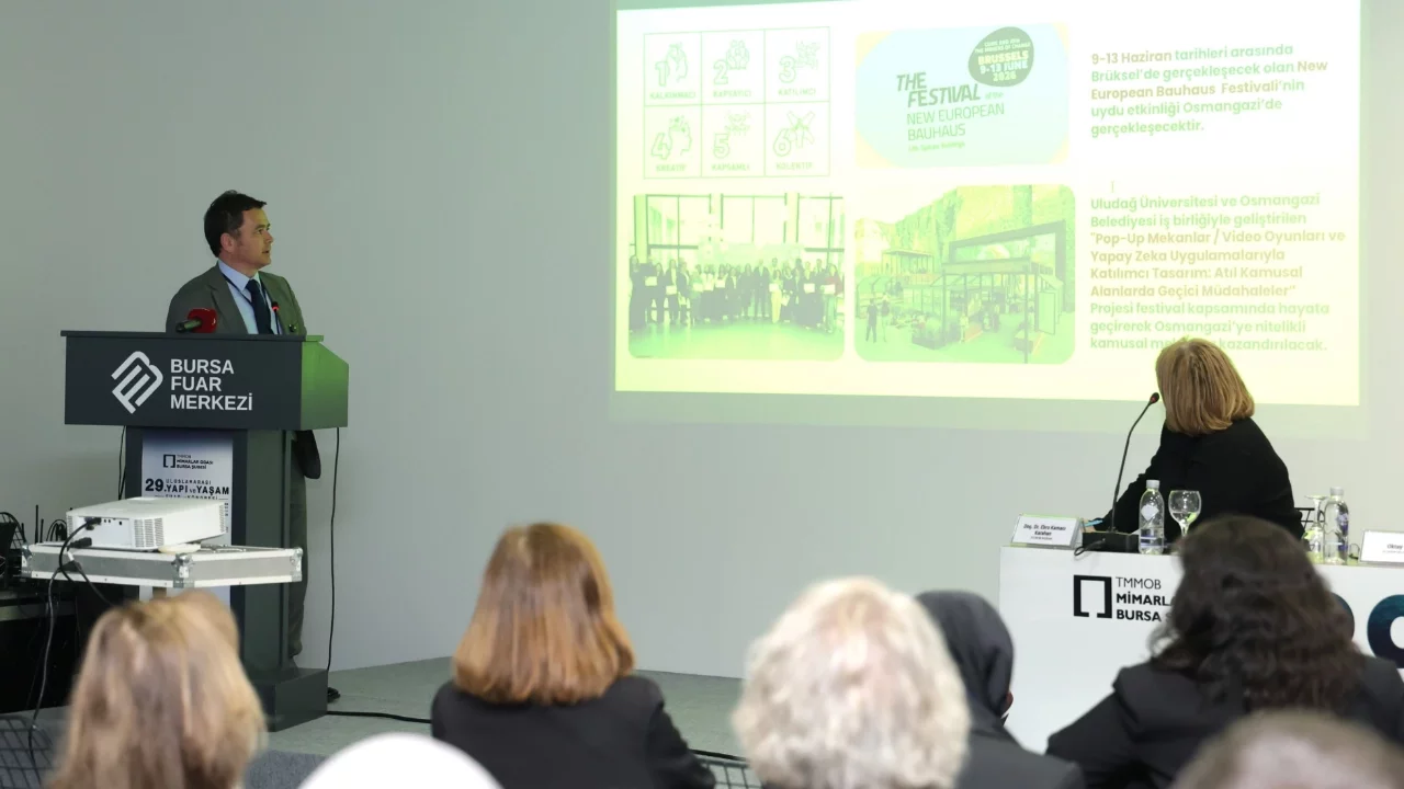 Osmangazi Belediye Başkanı Aydın projelerini uluslararası kongrede tanıttı