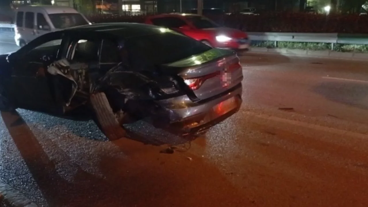 Bursa'da trafik kazası: Otomobil takla attı, 1 yaralı