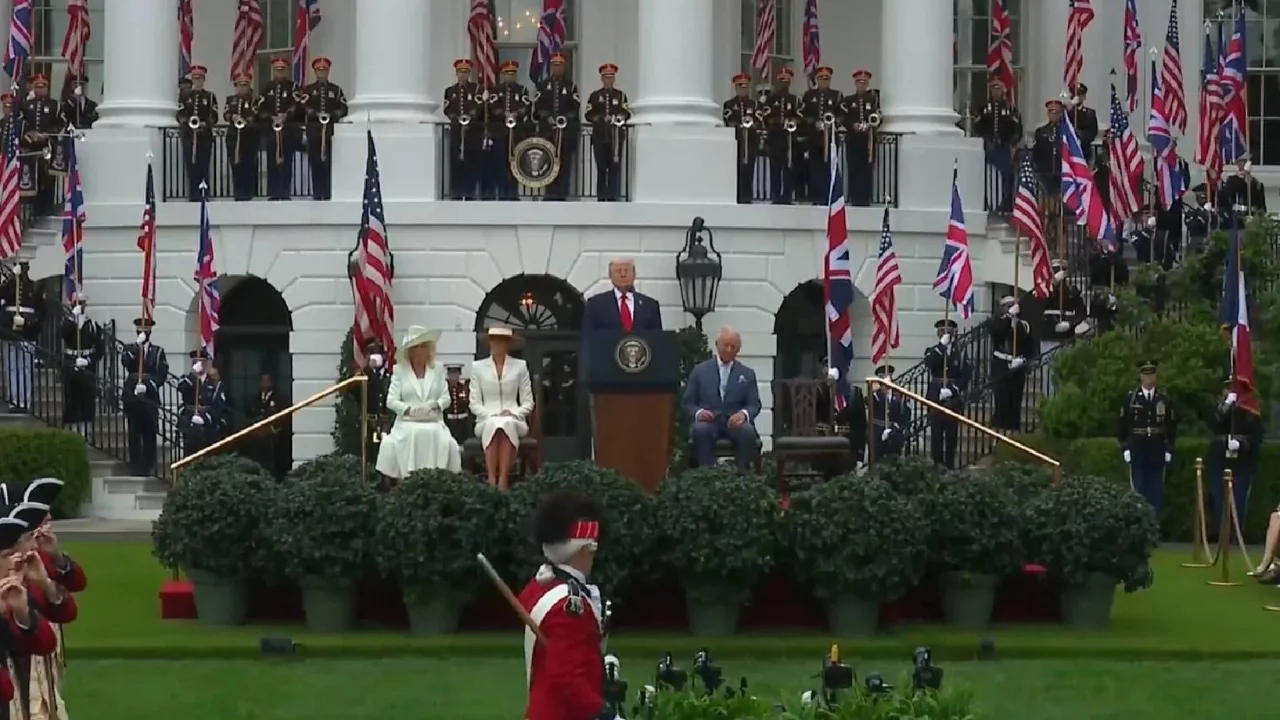 Trump, Kral 3. Charles'ı Beyaz Saray'da ağırladı