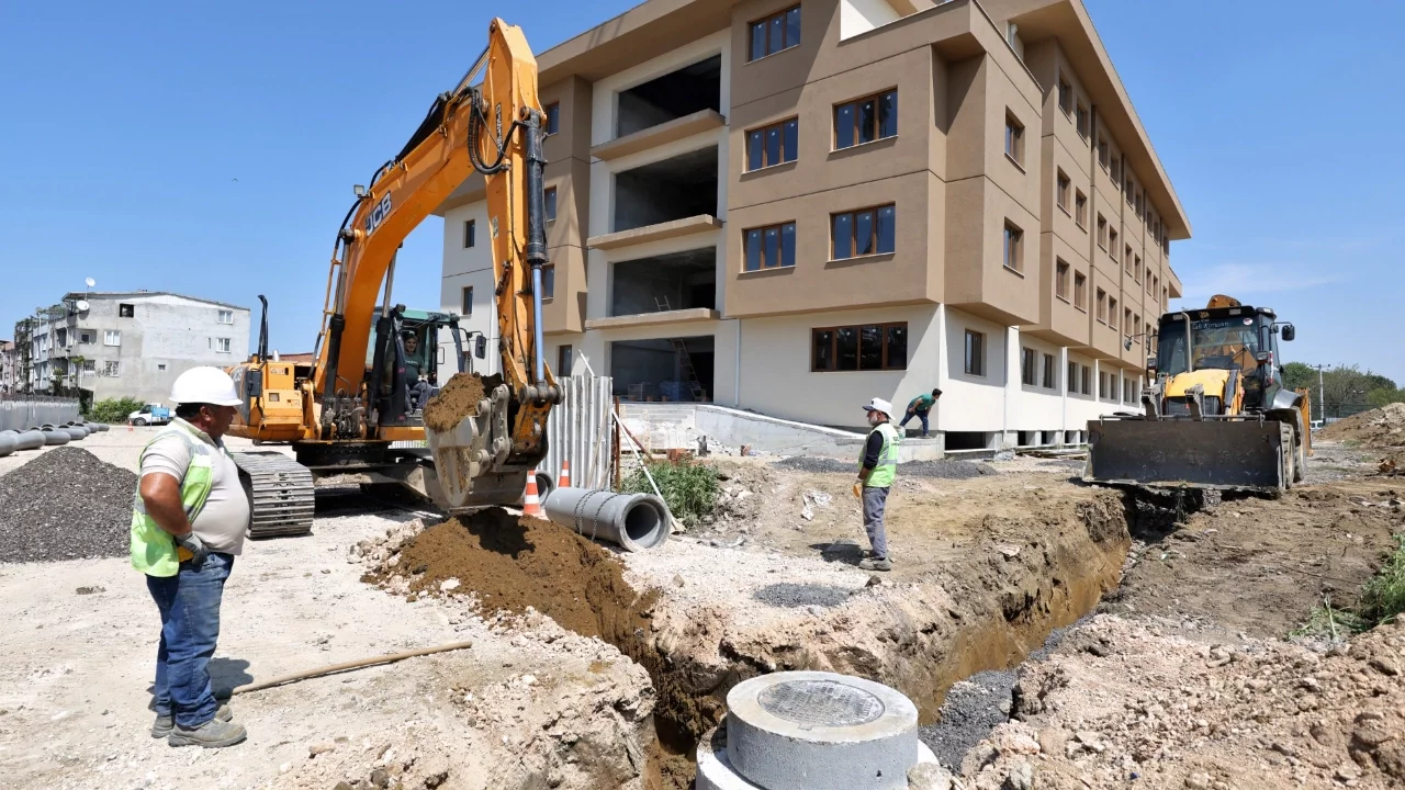 Bursa Büyükşehir Belediyesi'nden Osmangazi'de modern ve güçlü altyapı çalışması