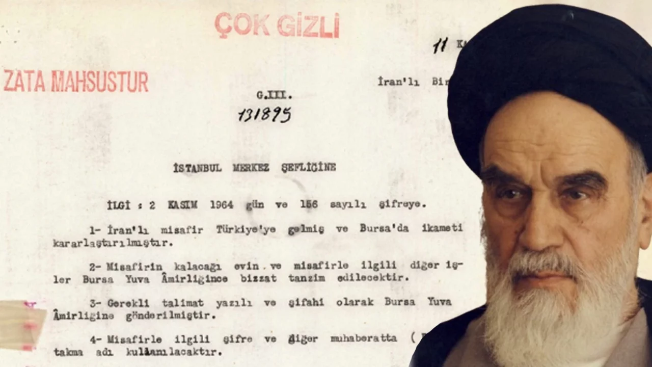 MİT, Humeyni'nin Bursa'da yaşadığı döneme ait belgeyi paylaştı