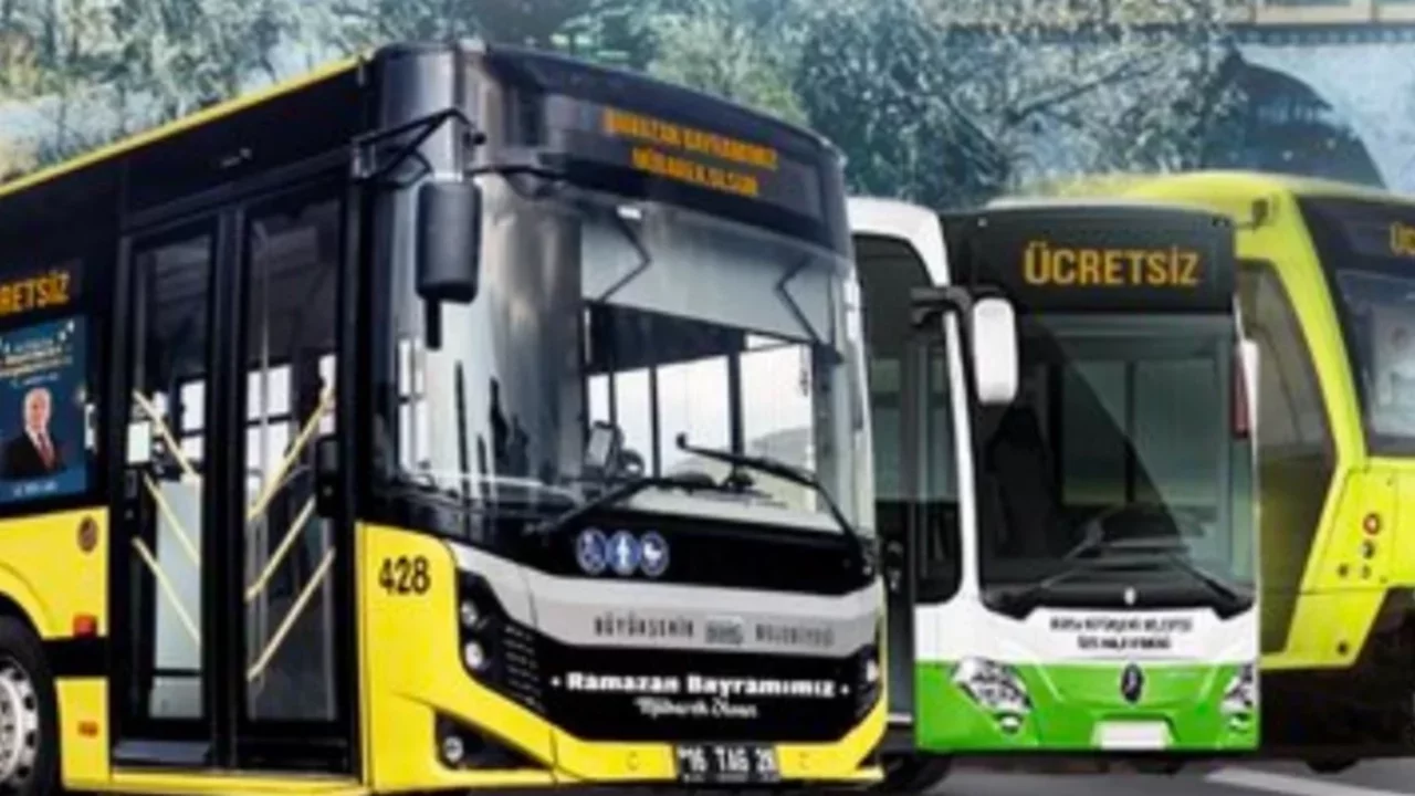 Bursa'da 1 Mayıs'ta ulaşım ücretsiz!