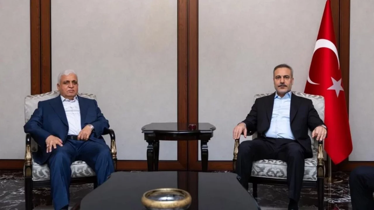Dışişleri Bakanı Hakan Fidan, Haşdi Şabi Komisyonu Başkanı el-Feyyad ile görüştü