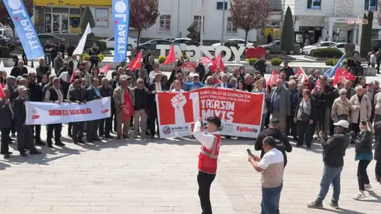 Yozgat'ta 16 yıl sonra 1 Mayıs kutlandı