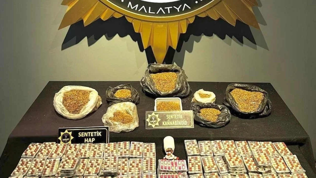 Malatya'da uyuşturucu operasyonu: 5 kişiye gözaltı