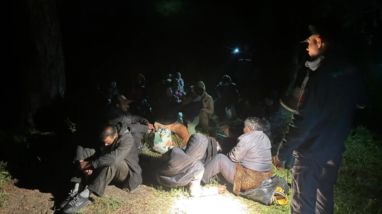 Edremit'te 29 düzensiz göçmen yakalandı