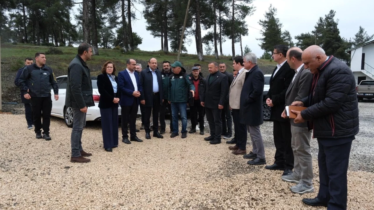 Orhaneli'de 13 bin 500 dekarlık alana modern sulama yatırımı