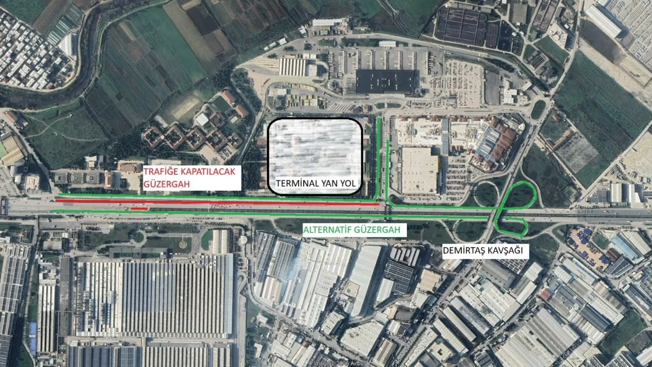 Bursa'da trafik düzenlemesi! O yol trafiğe kapalı olacak