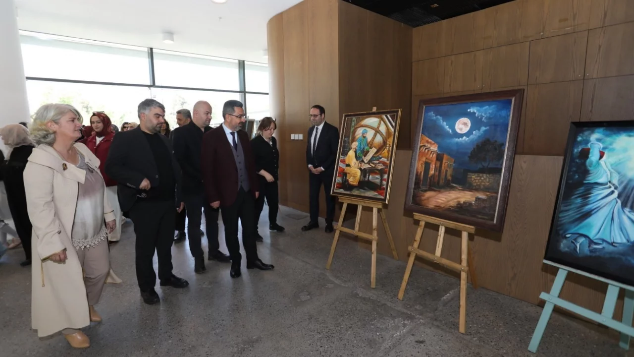 İNESMEK kursiyerlerinin eserleri görücüye çıktı