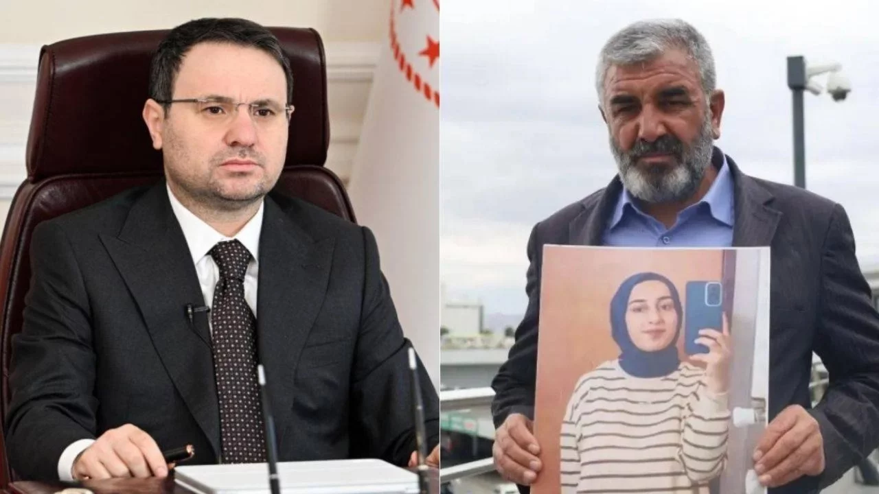 Rojin Kabaiş'in babası, Bakan Gürlek ile görüştü