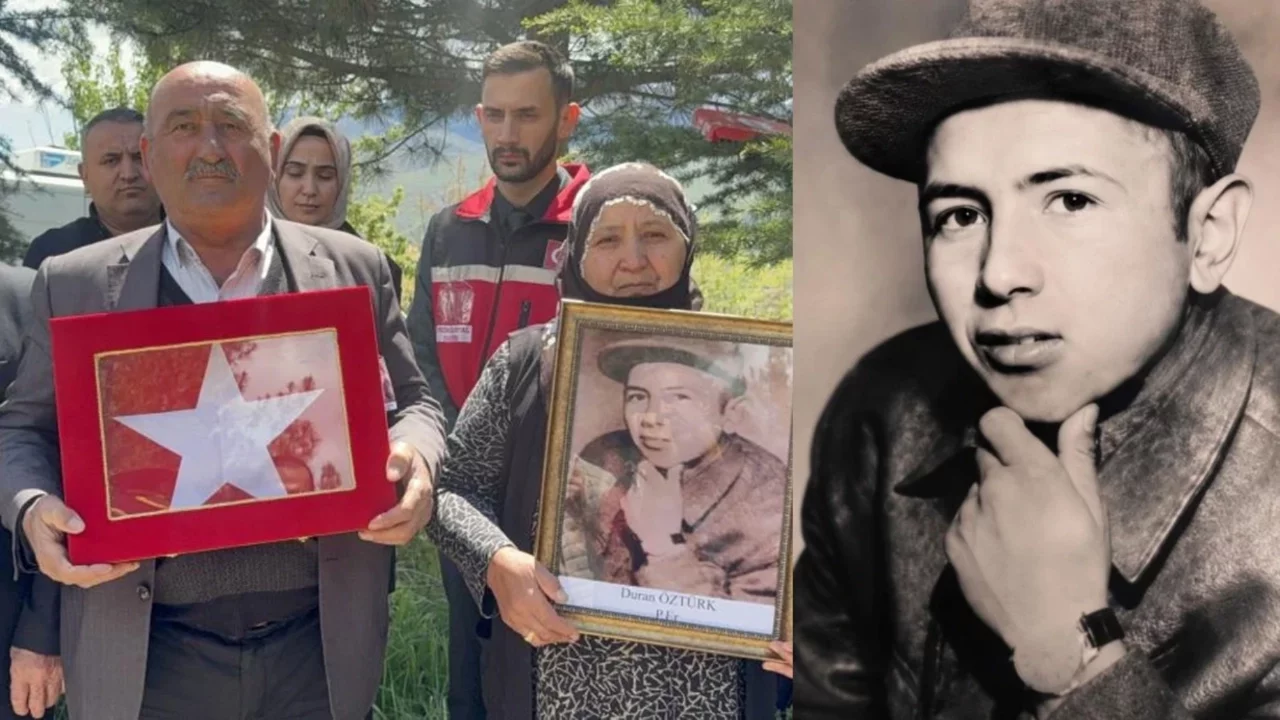 Iğdır'da 61 yıl sonra şehit onbaşı Duran Öztürk Tokat'ta defnedildi