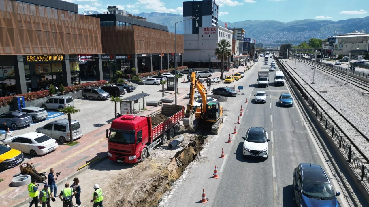 Bursa Büyükşehir Belediyesi Osmangazi'de altyapıyı modern hale getiriyor