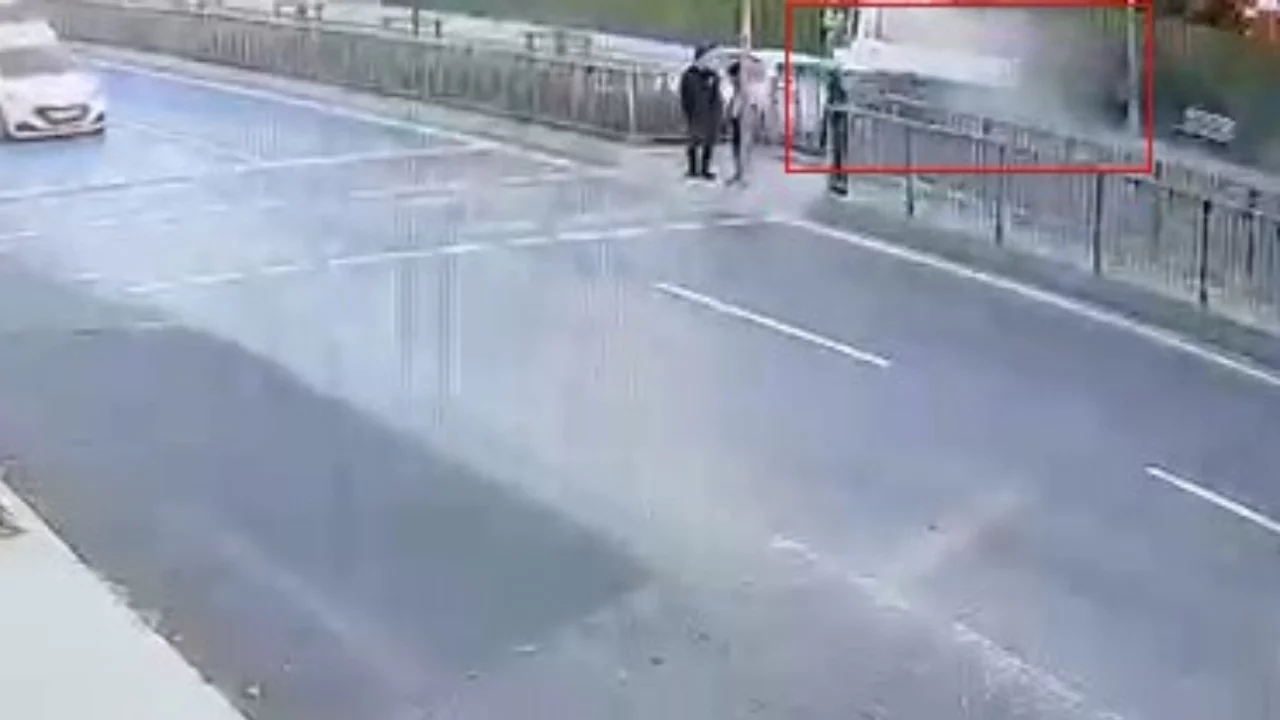 Genç mühendisin hayatını kaybettiği kazanın görüntüleri ortaya çıktı