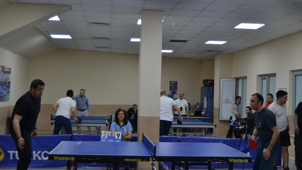 Ceza İnfaz Personeli günü masa tenisi turnuvasıyla kutlandı