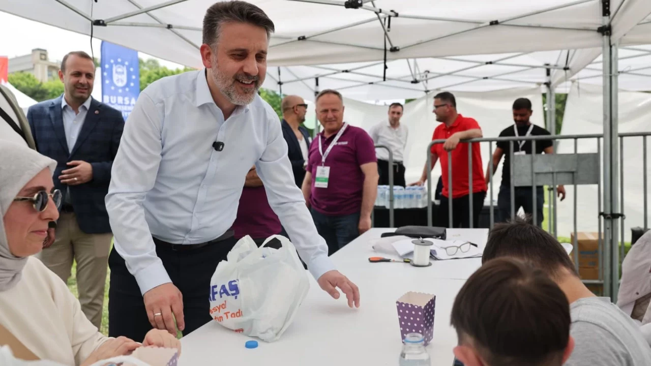 Bursa Spor Festivali'nde özel çocukların mutlu günü