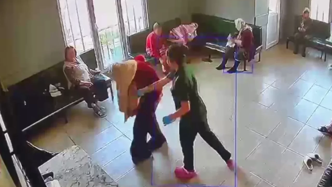 Yaşlı bakım evindeki şiddete tutuklama!