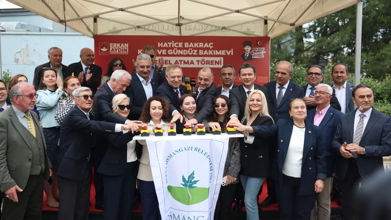 Osmangazi'de Hatice Bakraç Kreş ve Gündüz Bakımevi'nin temeli atıldı