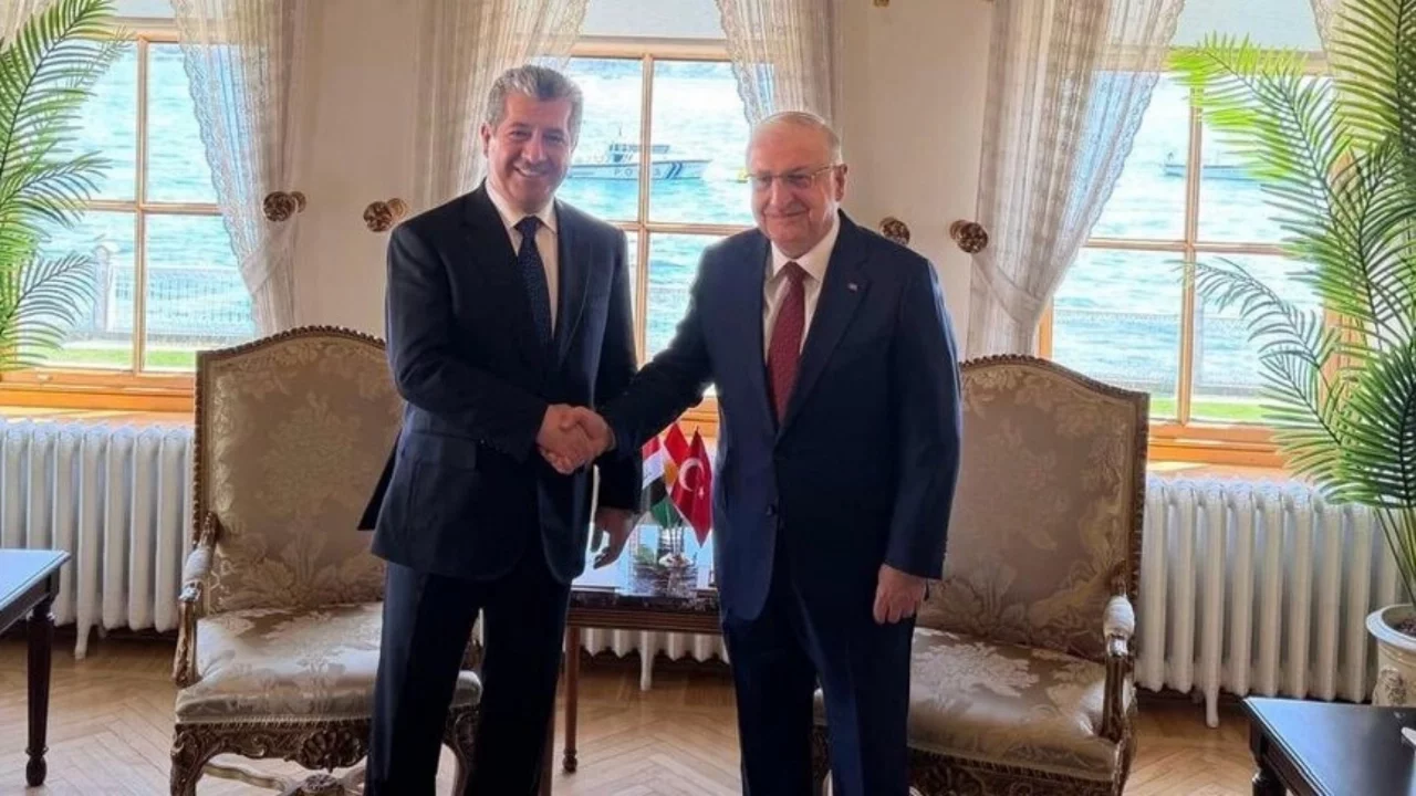Milli Savunma Bakanı Güler, Barzani ile görüştü