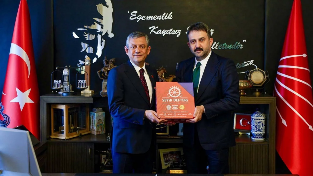 CHP lideri Özgür Özel, Ankara Kent Konseyi Başkanı Yılmaz'ı kabul etti