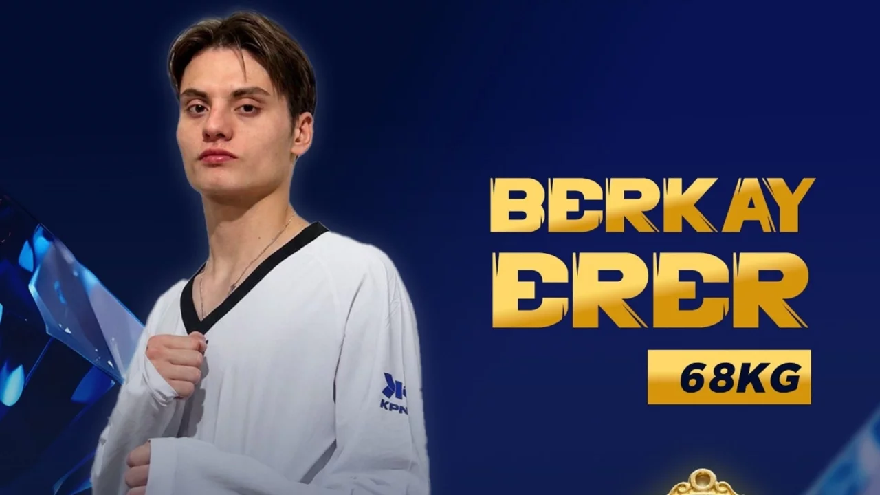 Berkay Erer, 68 kiloda altın madalya kazandı