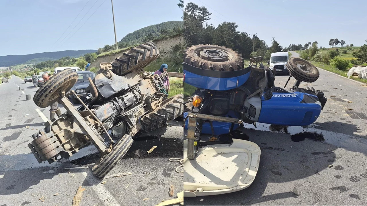 Balıkesir'de traktör kazası: 1 yaralı