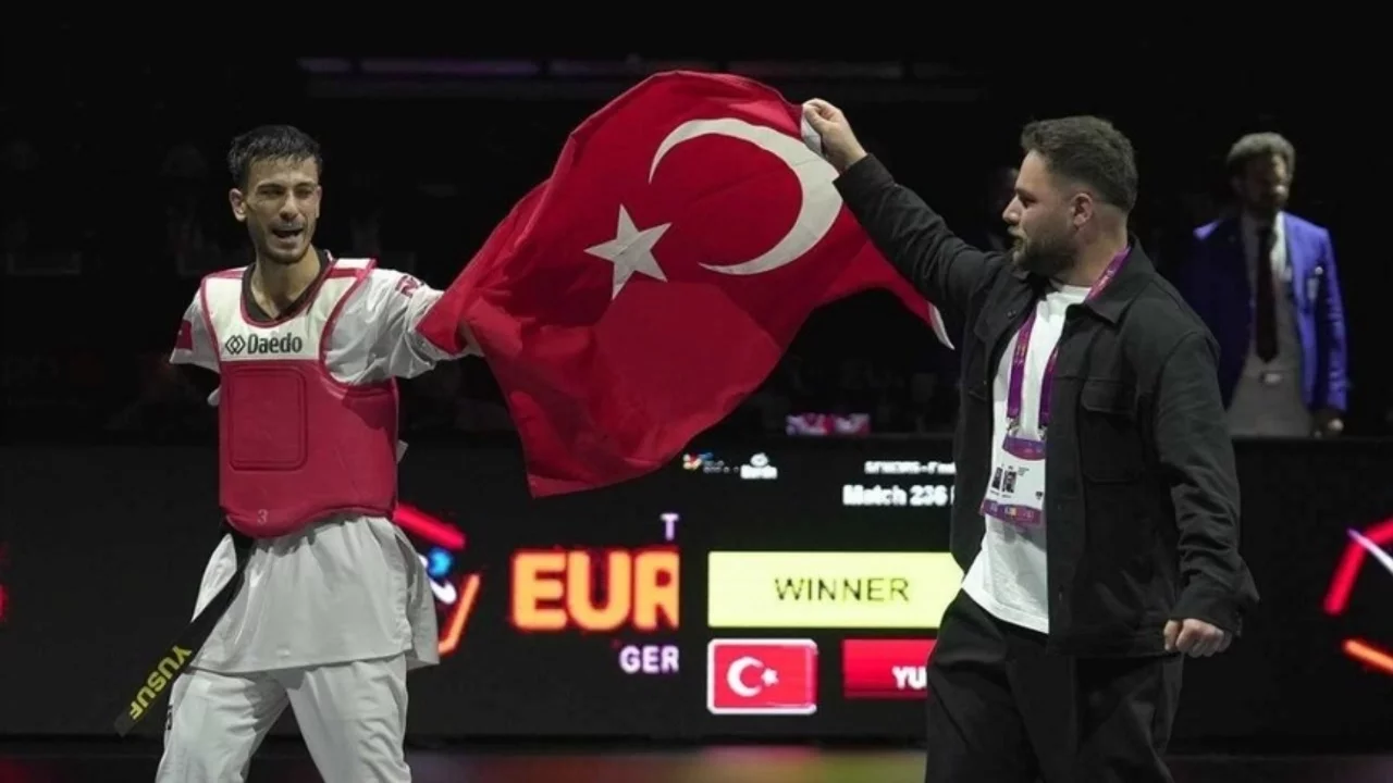 Milli sporcu Yusuf Yünaçtı'dan Avrupa Para Tekvando Şampiyonası'nda altın madalya