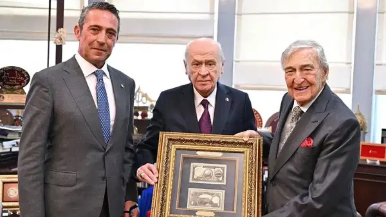 Rahmi Koç ve Ali Koç'tan Devlet Bahçeli'ye özel davet