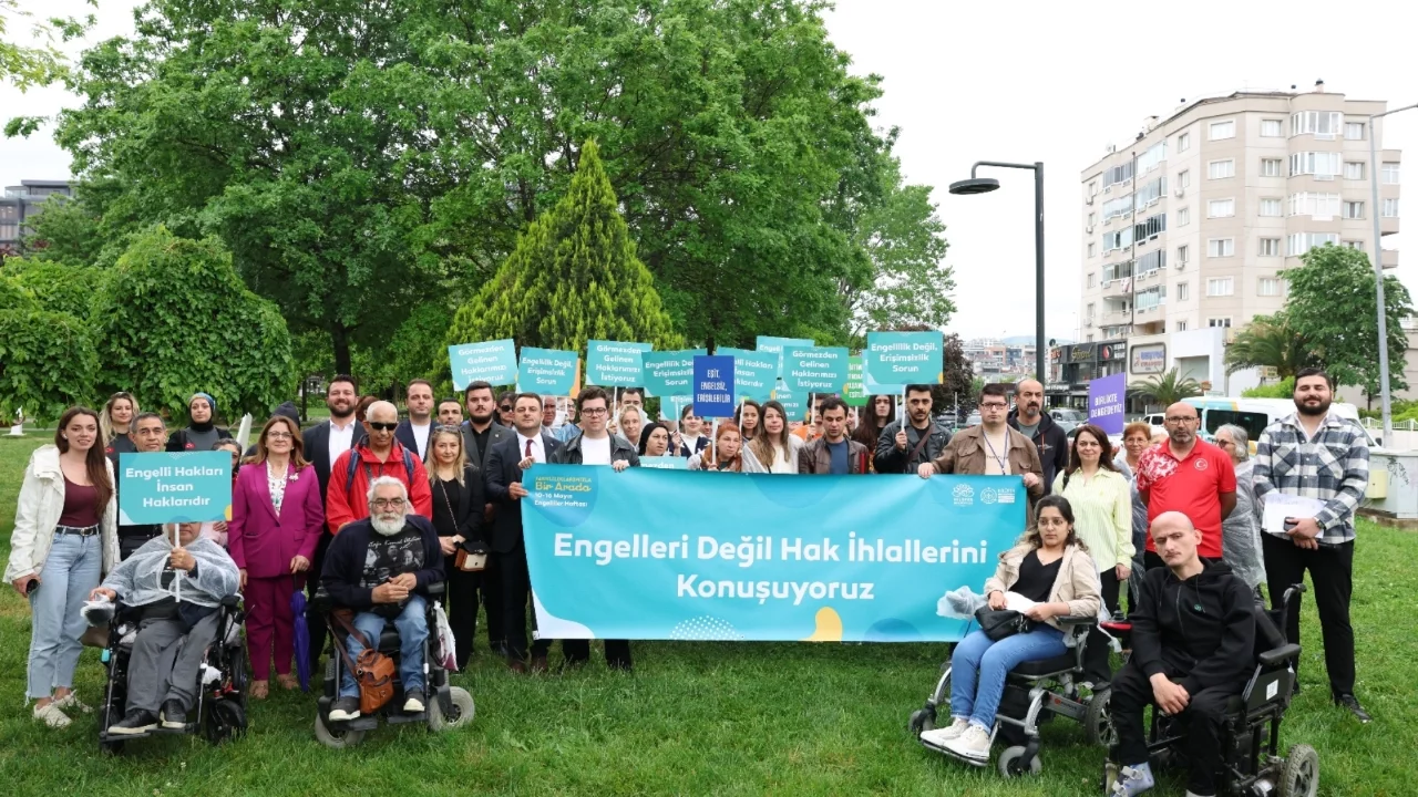Nilüfer'de engelsiz yaşam için anlamlı yürüyüş