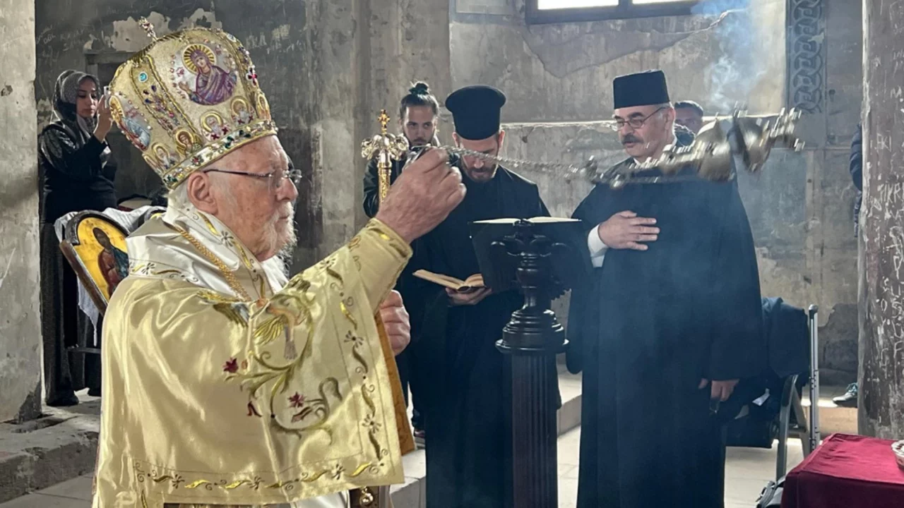 Fener Rum Patriği Bartholomeos, Nevşehir'de ayin yönetti