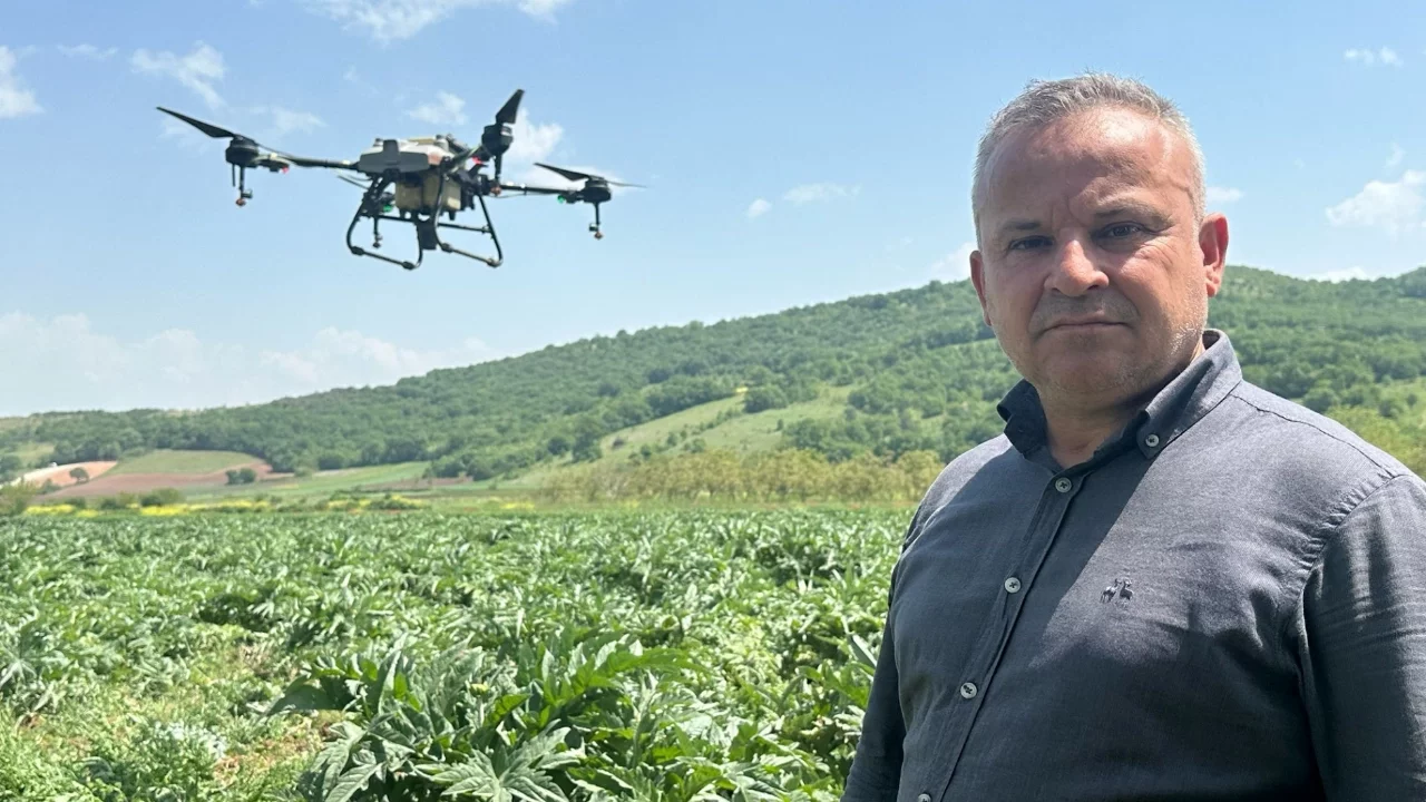 Kestel Belediyesi'nden çiftçiye drone desteği