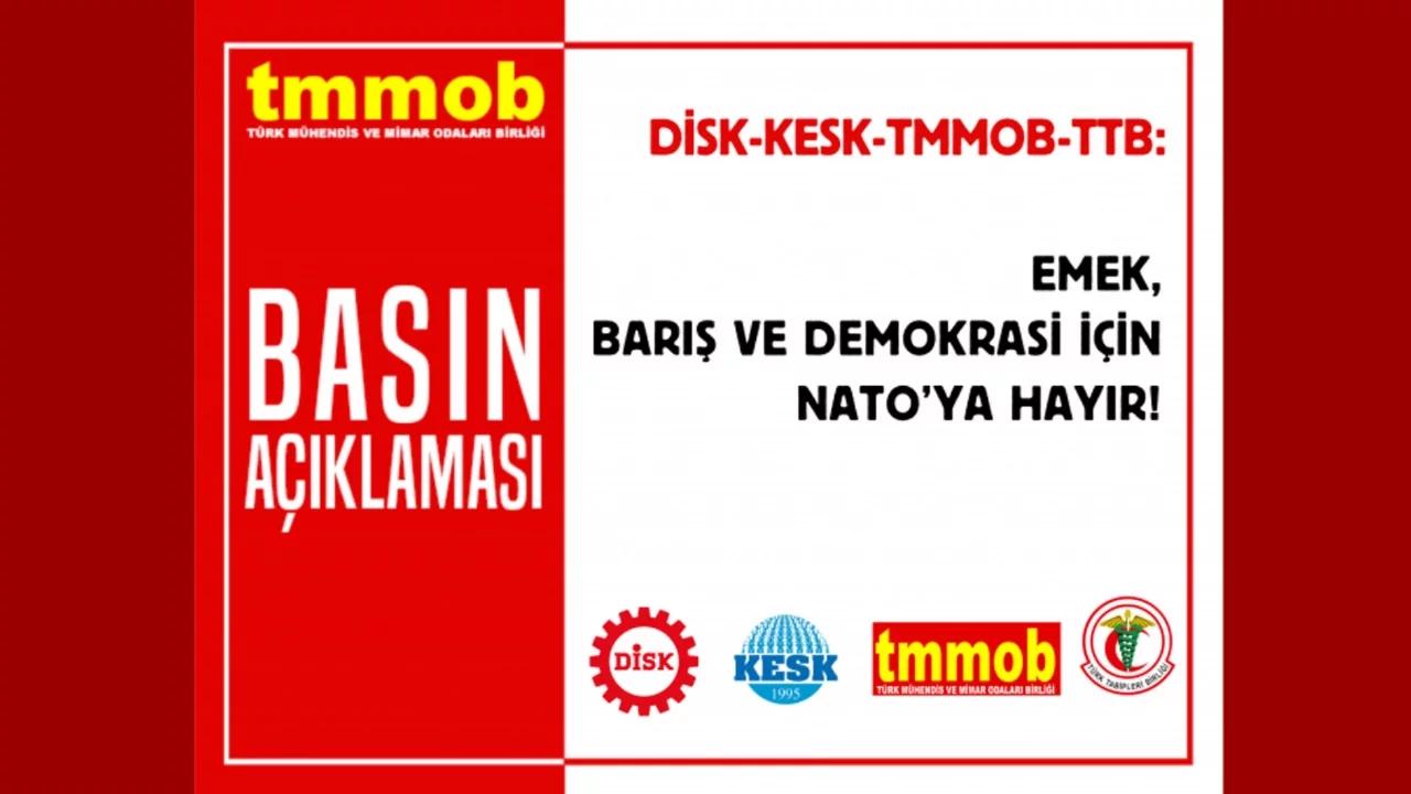 NATO zirvesine karşı ortak çağrı: "Savaşa değil emekçiye bütçe"