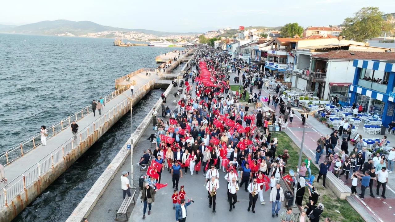 Bursa Mudanya'da 19 Mayıs coşkuyla kutlandı