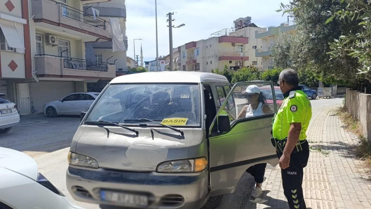 Aracına 'Basın' yazdı, evrakta sahtecilikten işlem yapıldı