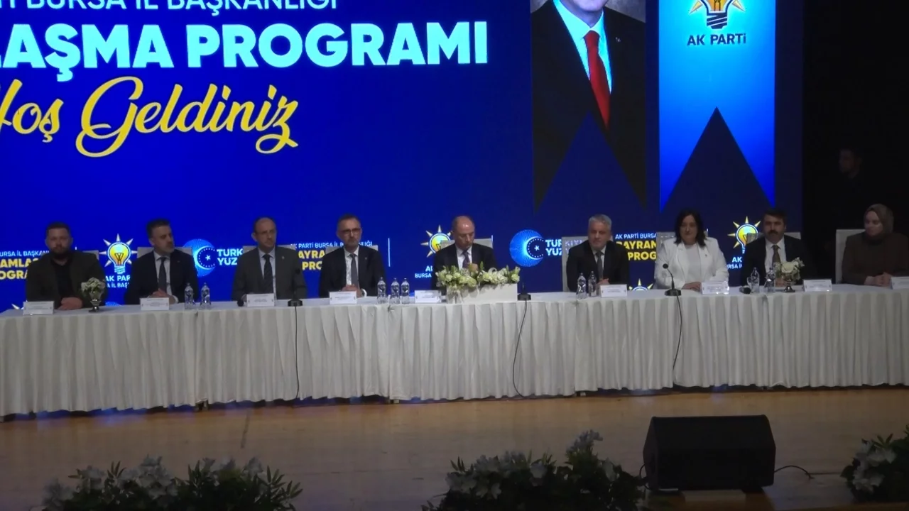 AK Parti Bursa'da bayramlaşma programında birlik ve beraberlik mesajları