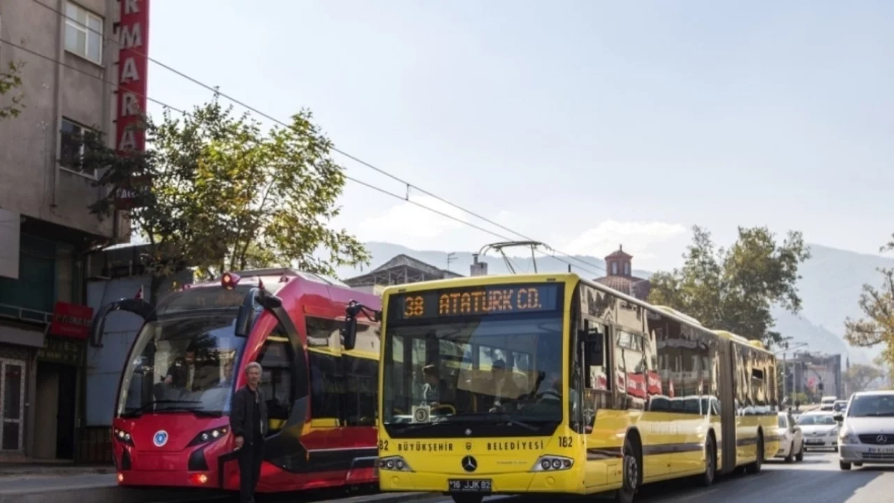 Bursa'da ulaşım bayramda ücretsiz!