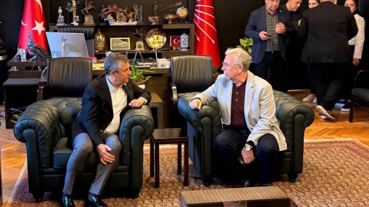 Mansur Yavaş'tan Özgür Özel'e ziyaret